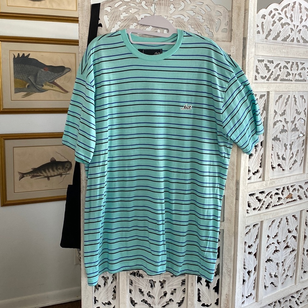 LOST Striped T-Shirt XL